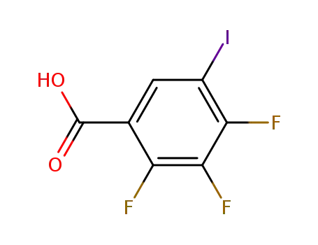 Molecular Structure of 203916-59-0 (5-Iodo-2,3,4-trifluorobenzoicacid)