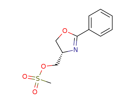 4-Oxazolemethanol, 4,5-dihydro-2-phenyl-, methanesulfonate (ester),(4S)-