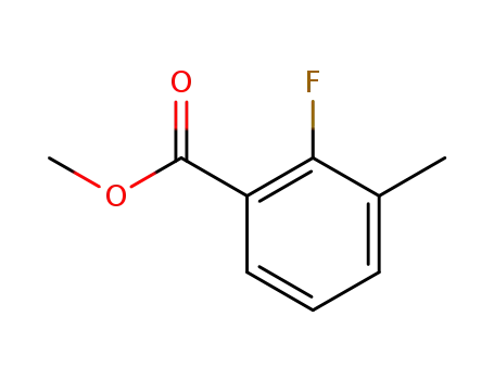 Molecular Structure of 586374-04-1 (METHYL 2-FLUORO-3-METHYLBENZOATE)