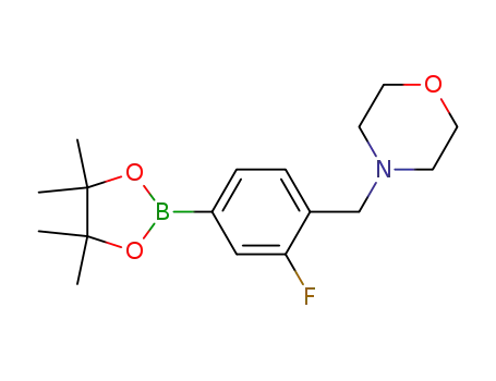 3-FLUORO-4-(N-MORPHOLINOMETHYL)페닐붕소산, PINACOL ESTER