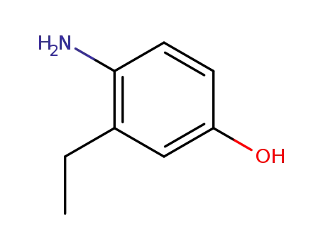Molecular Structure of 61638-00-4 (Phenol, 4-amino-3-ethyl-)
