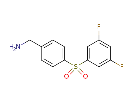 (4-((3,5-difluorophenyl)sulfonyl)phenyl)methanamine