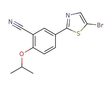 5-(5-bromo-1,3-thiazol-2-yl)-2-[(1-methylethyl)oxy]benzonitrile