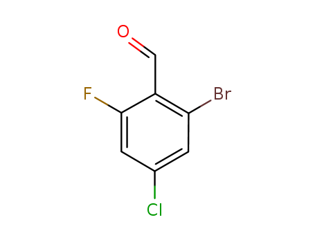 2-BROMO-4-CHLORO-6-FLUOROBENZALDEHYDE  CAS NO.1135531-73-5