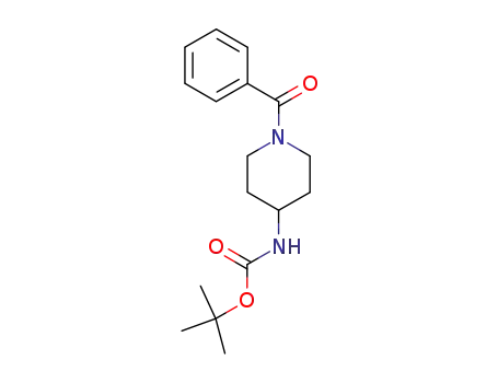 Molecular Structure of 429677-00-9 (tert-butyl N-(1-benzoylpiperidin-4-yl)carbamate)