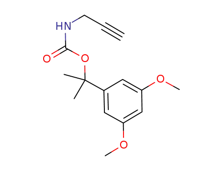 Carbamic acid, 2-propynyl-, 1-(3,5-dimethoxyphenyl)-1-methylethylester