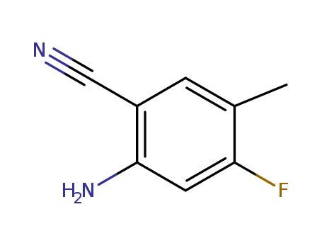 2-Cyano-5-fluoro-4-methylaniline cas no. 1037206-84-0 98%