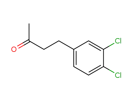 Molecular Structure of 42160-40-7 (4-(3,4-dichlorophenyl)butan-2-one)