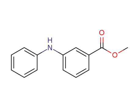 Molecular Structure of 55622-43-0 (3-Anilinobenzoic acid methyl ester)