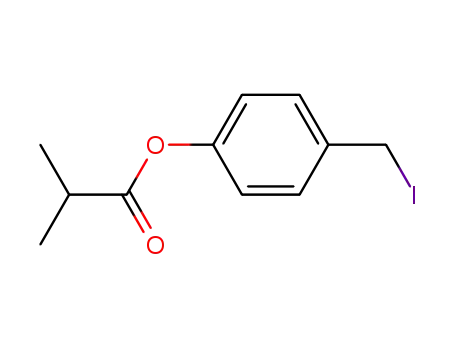 4-(isopropylcarbonyl-oxy)benzyl iodide