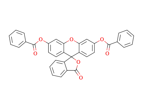 Molecular Structure of 7262-40-0 (fluorescein dibenzoate)