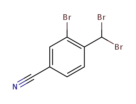 3-bromo-4-(dibromomethyl)benzonitrile