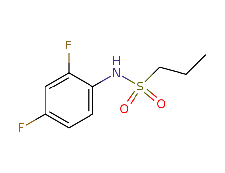 Molecular Structure of 918523-57-6 (N-(2,4-difluorophenyl)propane-1-sulfonamide)