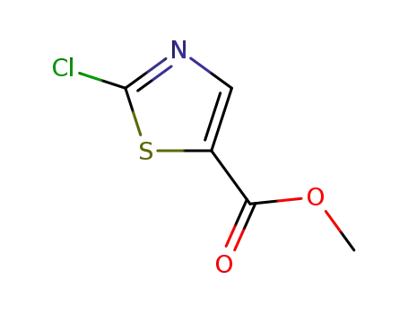 Molecular Structure of 72605-86-8 (methyl 2-chlorothiazole-5-carboxylate)