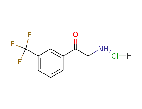Molecular Structure of 61062-56-4 (2-AMINO-3'-TRIFLUOROMETHYLACETOPHENONE HYDROCHLORIDE)