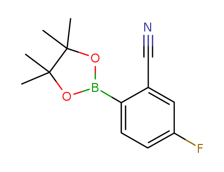 5-fluoro-2-(4,4,5,5-tetramethyl-1,3,2-dioxaborolan-2-
yl)benzonitrile