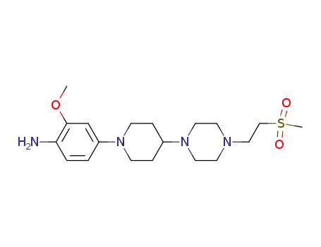 2-(methyloxy)-4-(4-{4-[2-(methylsulfonyl)ethyl]-1-piperazinyl}-1-piperidinyl)phenylamine