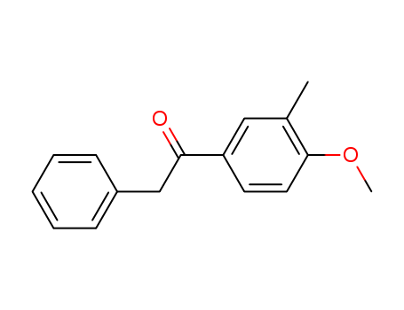 Molecular Structure of 1979-62-0 (Ethanone, 1-(4-methoxy-3-methylphenyl)-2-phenyl-)