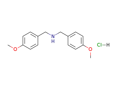 Molecular Structure of 854391-95-0 (BIS(4-METHOXYBENZYL)AMINE HCL SALT)