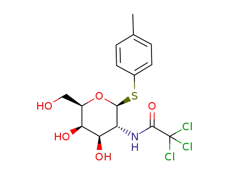 p-tolyl 2-deoxy-2-trichloracetamido-1-thio-β-D-galactopyranoside