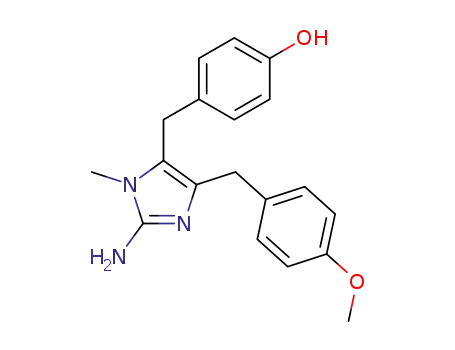 Phenol,4-[[2-amino-4-[(4-methoxyphenyl)methyl]-1-methyl-1H-imidazol-5-yl]methyl]-