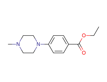 Molecular Structure of 773137-71-6 (ETHYL 4-(4-METHYLPIPERAZIN-1-YL)BENZOATE)