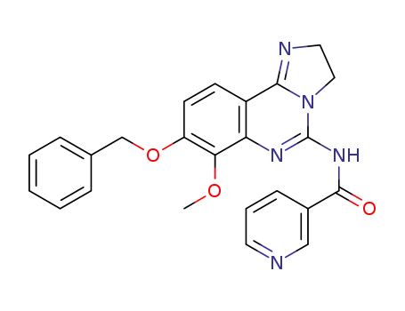 N-[8-(benzyloxy)-7-methoxy-2,3-dihydroimidazo[1,2-c]quinazolin-5-yl]nicotinamide