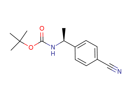 (S)-tert-butyl 1-(4-cyanophenyl)ethylcarbaMate