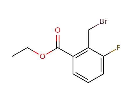 Molecular Structure of 114312-58-2 (ethyl 2-(bromomethyl)-3-fluorobenzoate)