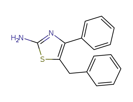 Molecular Structure of 905592-30-5 (5-benzyl-4-phenylthiazol-2-amine)