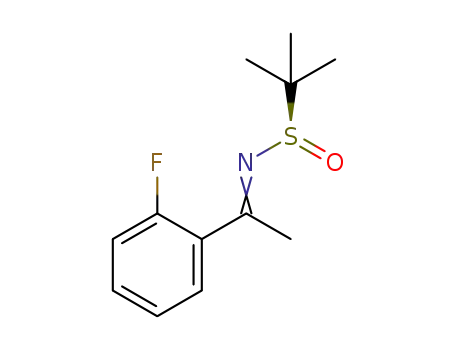 (R)-N-[1-(2-fluorophenyl)ethylidene]-2-methyl-propane-2-sulfinamide