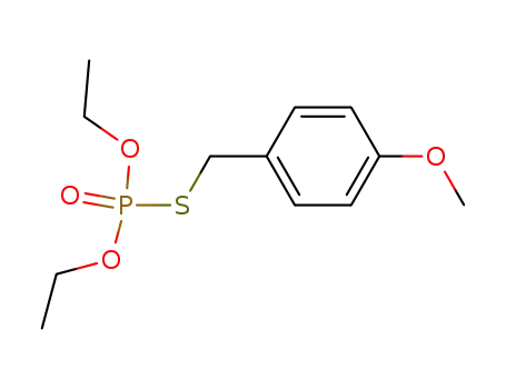 Molecular Structure of 18357-46-5 (O,O-diethyl (S)-(4-methoxybenzyl)phosphorothioate)