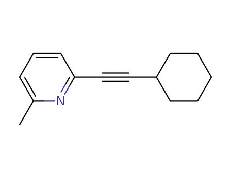 2- (시클로 헥실에 티닐) -6- 메틸 피리딘