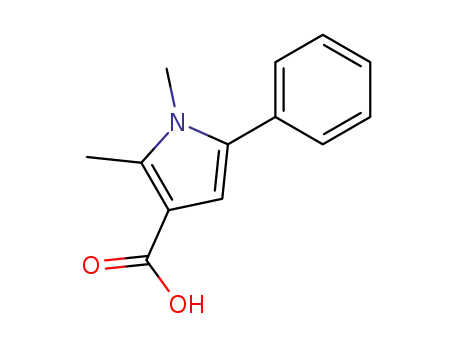 1,2-Dimethyl-5-phenyl-1H-pyrrole-3-carboxylic acid