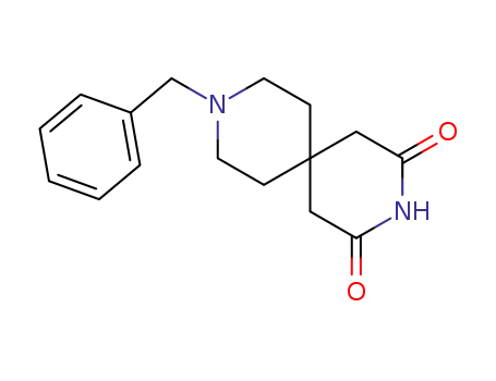 Molecular Structure of 189333-48-0 (9-BENZYL-3,9-DIAZA-SPIRO[5.5]UNDECANE-2,4-DIONE)