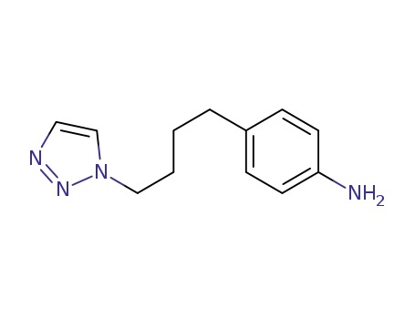 Benzenamine, 4-[4-(1H-1,2,3-triazol-1-yl)butyl]-