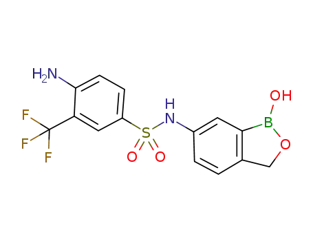 4-amino-N-(1-hydroxy-1,3-dihydrobenzo[c][1,2]oxaborol-6-yl)-3-trifluoromethyl-benzenesulfonamide