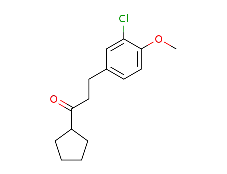 3-[2-(2,4-dimethoxyphenyl)ethyl]-1-cyclopentylpropan-1-one