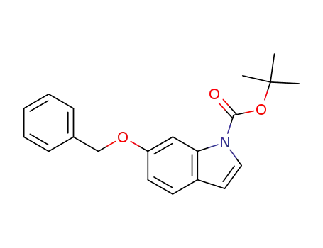 Molecular Structure of 933474-39-6 (1-Boc-6-benzyloxyindole)