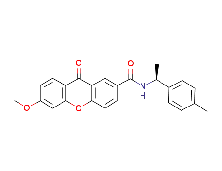 (S)-6-methoxy-9-oxo-N-(1-(p-tolyl)ethyl)-9H-xanthene-2-carboxamide