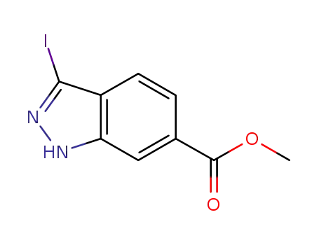 1H-인다졸-6-카르복실산,3-요오도-,메틸에스테르