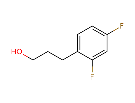 Molecular Structure of 957204-67-0 (3-(2,4-DIFLUORO-PHENYL)-PROPAN-1-OL)