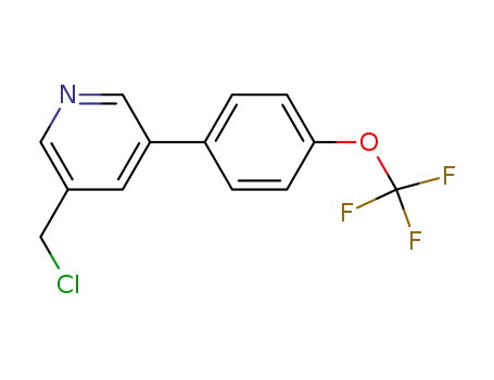 Pyridine, 3-(chloromethyl)-5-[4-(trifluoromethoxy)phenyl]-