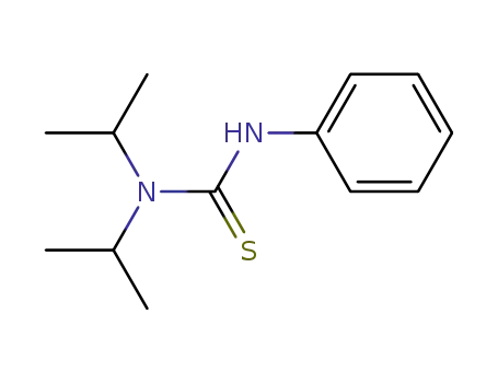 Molecular Structure of 18764-68-6 (1,1-bis(1-methylethyl)-3-phenylthiourea)