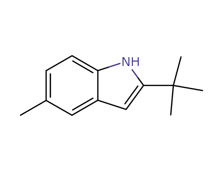 Molecular Structure of 69622-41-9 (2-(TERT-BUTYL)-5-METHYL-1H-INDOLE)