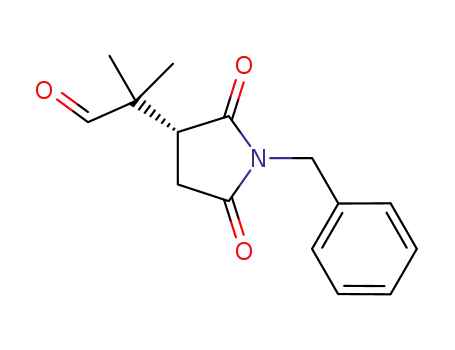 (R)-2-(1-benzyl-2,5-dioxopyrrolidin-3-yl)-2-methylpropanal