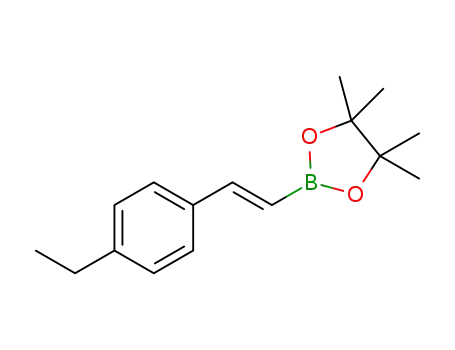 trans-2-(4-Ethylphenyl)vinylboronic acid pinacol ester, 97%