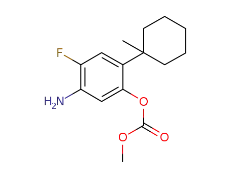 5-아미노-4-플루오로-2-(1-메틸사이클로헥실)페닐 메틸 카보네이트