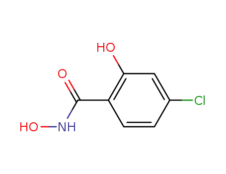 Molecular Structure of 61799-78-8 (4-CHLORO-N,2-DIHYDROXYBENZAMIDE)