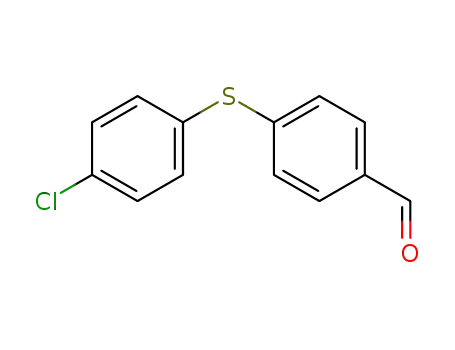 Molecular Structure of 137736-07-3 (Benzaldehyde, 4-[(4-chlorophenyl)thio]-)